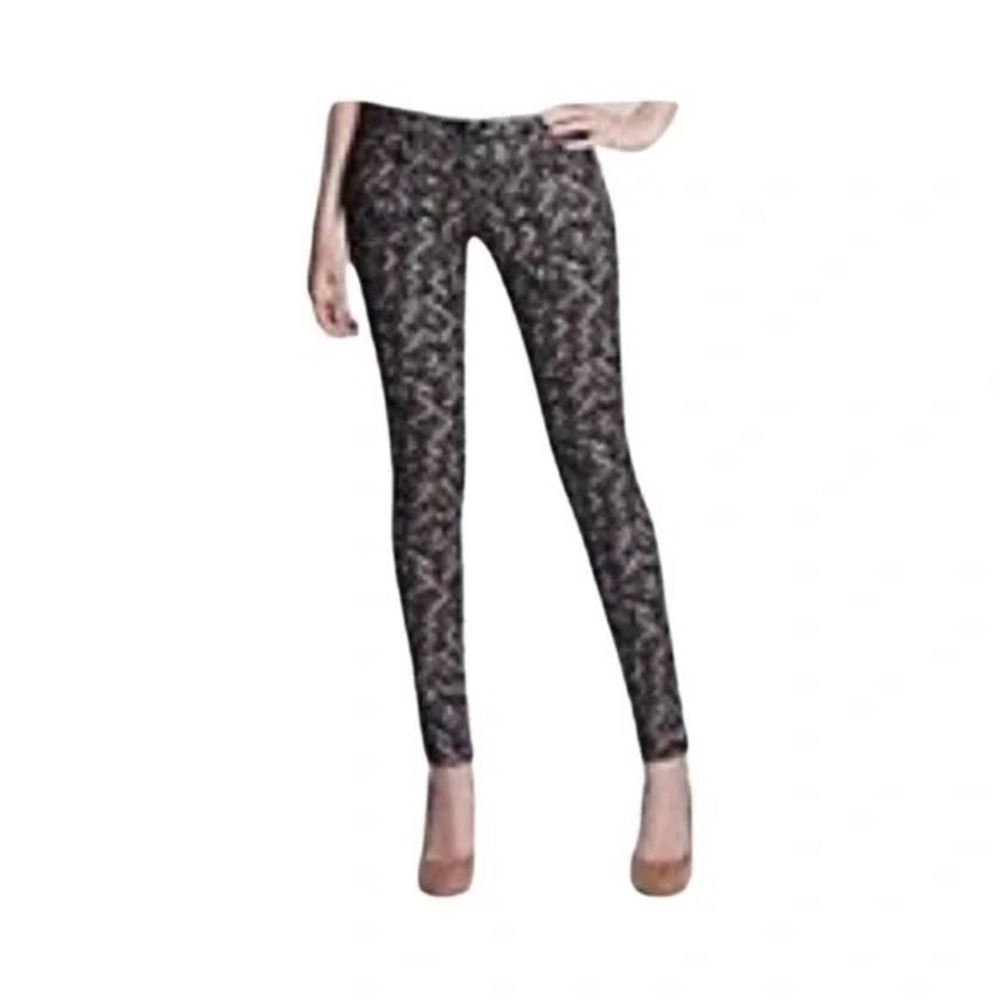 Theory Raegan Caligula Skinny Jeans Printed Denim Womens Size 8‎